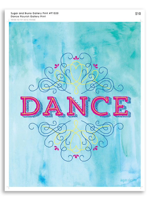 Dance Flourish Gallery Print