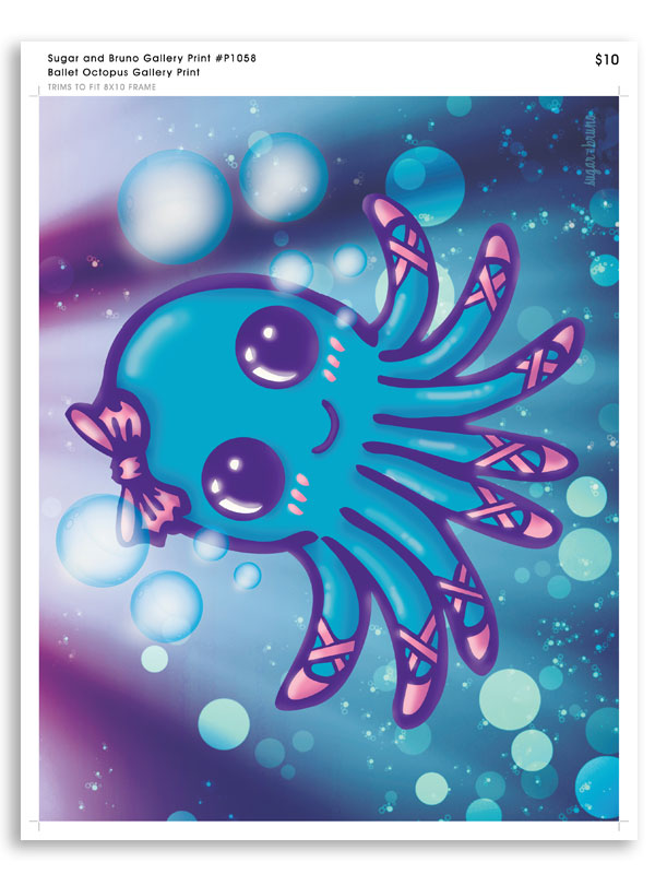 Ballet Octopus Gallery Print
